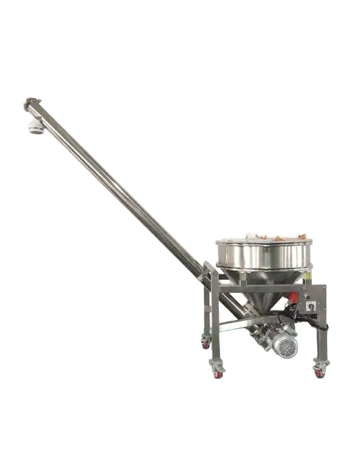 威海螺旋上料機-化工食品行業(yè)高效螺旋提升機自動化輸送解決方案